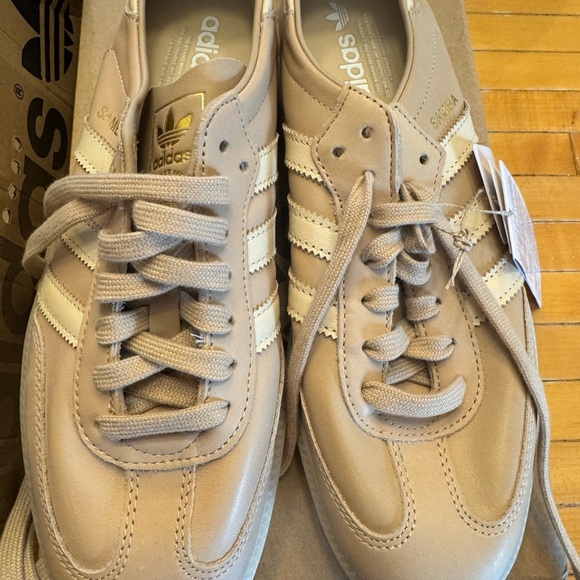Samba Decon Beige Leather 10.5 - Picture 3 of 6